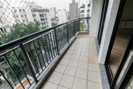 Varanda da Sala de apartamento à venda com 2 quartos, 115m² em Real Parque, São Paulo