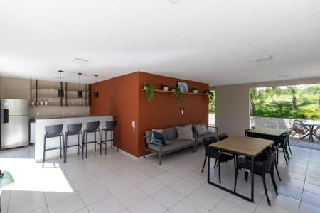 Apartamento para alugar com 63m², 2 quartos e 1 vagaÁrea comum - Salão de festas