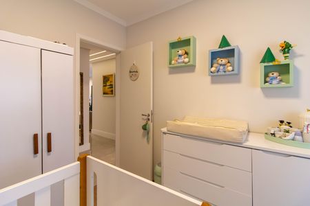 Apartamento à venda com 106m², 3 quartos e 2 vagasQuarto 3
