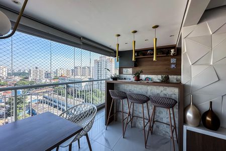 Varanda da Sala de apartamento à venda com 3 quartos, 102m² em Quarta Parada, São Paulo