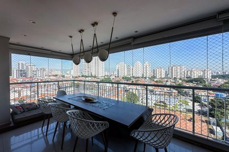 Varanda da Sala de apartamento à venda com 3 quartos, 102m² em Quarta Parada, São Paulo