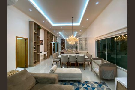 Sala de casa de condomínio para alugar com 3 quartos, 370m² em Parque Industrial Joao Braz, Goiânia