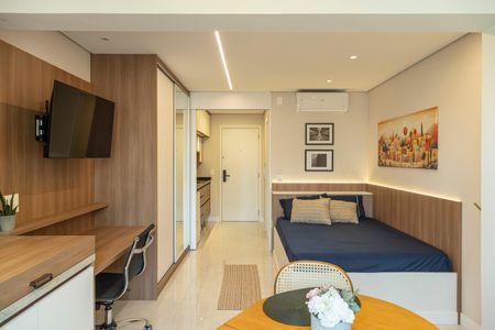 Quarto de kitnet/studio para alugar com 1 quarto, 30m² em Jardim das Acacias, São Paulo