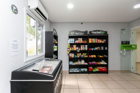 Apartamento à venda com 44m², 2 quartos e 1 vaga Apartamento à venda com 44m², 2 quartos e 1 vagaÁrea comum - Mercadinho