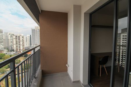 Varanda da Sala de apartamento para alugar com 1 quarto, 35m² em Butantã, São Paulo