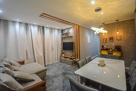 Sala de apartamento para alugar com 3 quartos, 78m² em Planalto, São Bernardo do Campo