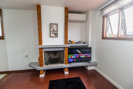 Sala  de casa de condomínio à venda com 4 quartos, 385m² em Residencial Seis (alphaville), Santana de Parnaíba