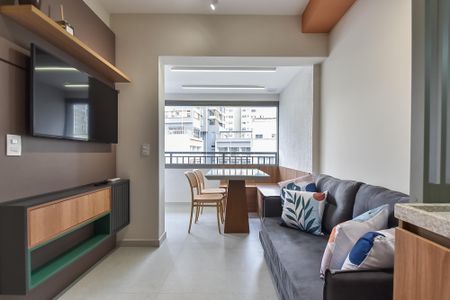 Sala de apartamento à venda com 1 quarto, 31m² em Vila Mariana, São Paulo