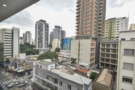 Vista da varanda de apartamento à venda com 1 quarto, 31m² em Vila Mariana, São Paulo