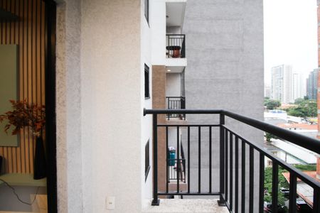 Varanda de apartamento para alugar com 1 quarto, 27m² em Moema, São Paulo