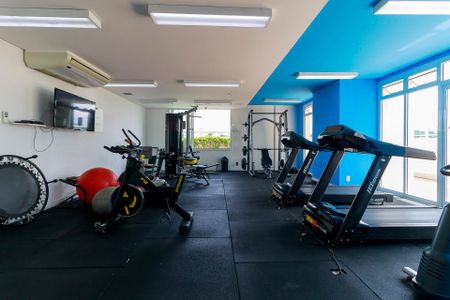Apartamento para alugar com 43m², 1 quarto e 1 vaga Apartamento para alugar com 43m², 1 quarto e 1 vagaAcademia