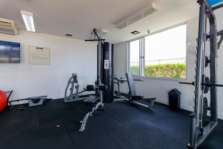 Apartamento para alugar com 43m², 1 quarto e 1 vaga Apartamento para alugar com 43m², 1 quarto e 1 vagaAcademia