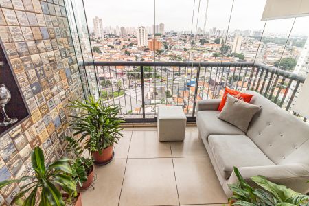 Varanda de apartamento à venda com 3 quartos, 70m² em Vila Regente Feijó, São Paulo