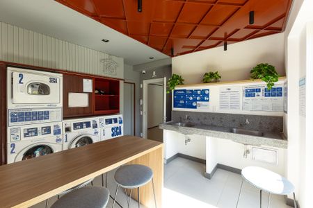 Apartamento para alugar com 26m², 1 quarto e sem vaga Apartamento para alugar com 26m², 1 quarto e sem vagaÁrea comum - Lavanderia