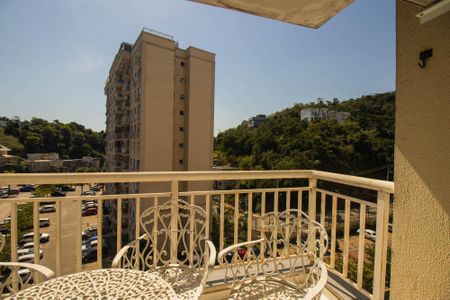 Varanda da Sala de apartamento para alugar com 3 quartos, 73m² em Maria Paula, Niterói