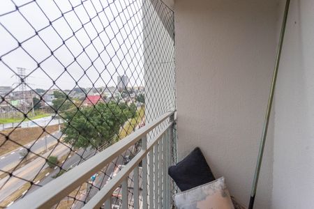 Varanda da sala  de apartamento para alugar com 2 quartos, 55m² em Centro, Diadema