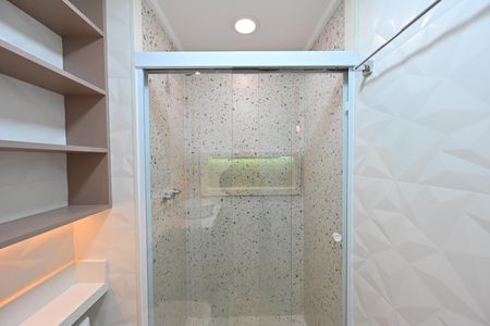 Banheiro Social de kitnet/studio para alugar com 1 quarto, 43m² em Mirandópolis, São Paulo