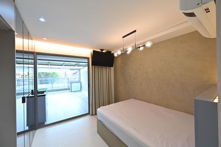 Sala/Quarto de kitnet/studio para alugar com 1 quarto, 43m² em Mirandópolis, São Paulo