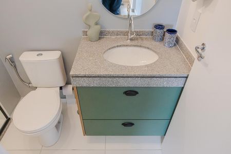 Apartamento à venda com 25m², 1 quarto e sem vaga Apartamento à venda com 25m², 1 quarto e sem vagaBanheiro da Suíte