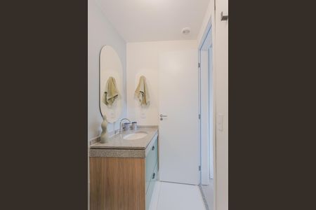 Apartamento à venda com 25m², 1 quarto e sem vaga Apartamento à venda com 25m², 1 quarto e sem vagaBanheiro da Suíte
