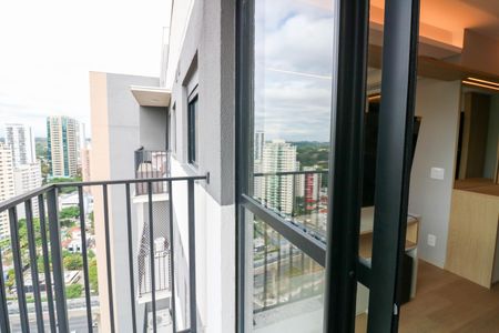 Studio para alugar com 39m², 1 quarto e sem vagaVaranda