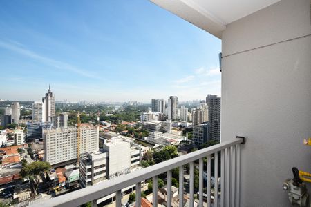 varanda Sala de kitnet/studio à venda com 1 quarto, 27m² em Pinheiros, São Paulo