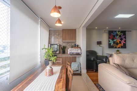 Varanda da sala  de apartamento à venda com 3 quartos, 105m² em Centro, Diadema