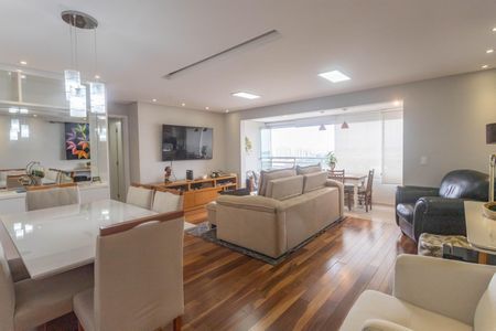 Sala  de apartamento à venda com 3 quartos, 105m² em Centro, Diadema