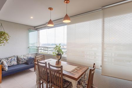 Varanda da sala  de apartamento à venda com 3 quartos, 105m² em Centro, Diadema