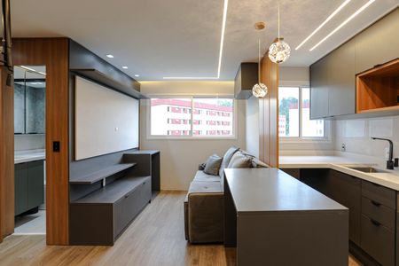 Sala de apartamento para alugar com 1 quarto, 26m² em Botujuru, Mogi das Cruzes