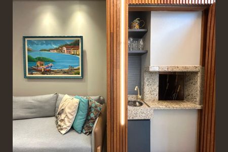 Sala - varanda  de apartamento para alugar com 2 quartos, 69m² em Lagoa Pequena, Florianópolis