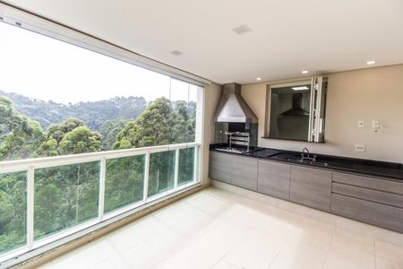 Varanda gourmet de apartamento à venda com 3 quartos, 156m² em Tamboré, Santana de Parnaíba