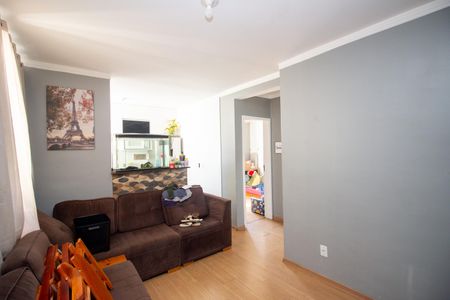 Sala de apartamento à venda com 2 quartos, 50m² em Cabral, Contagem