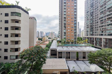 Vista da Varanda de kitnet/studio para alugar com 1 quarto, 25m² em Itaim Bibi, São Paulo