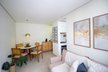 Sala de apartamento à venda com 2 quartos, 48m² em Europa, Contagem