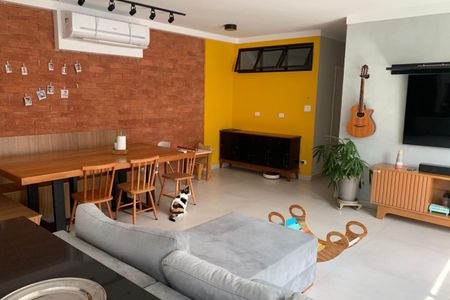 Sala de apartamento para alugar com 3 quartos, 154m² em Ponta da Praia, Santos