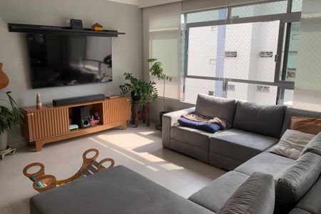 Sala de apartamento para alugar com 3 quartos, 154m² em Ponta da Praia, Santos