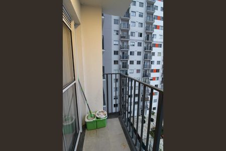 Varanda da Sala de apartamento para alugar com 2 quartos, 37m² em Vila Gomes, São Paulo