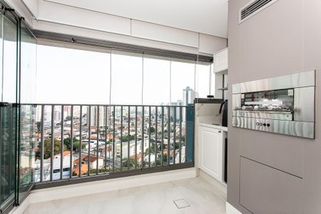 Varanda gourmet de apartamento à venda com 2 quartos, 64m² em Chácara Seis de Outubro, São Paulo