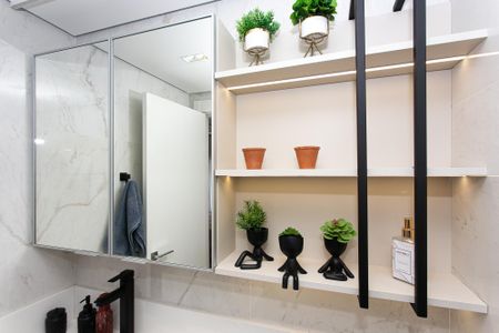 Apartamento à venda com 64m², 2 quartos e 1 vaga Apartamento à venda com 64m², 2 quartos e 1 vagaBanheiro