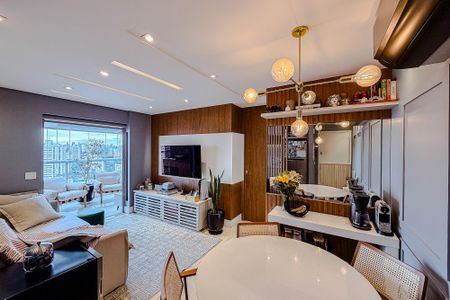 Sala de apartamento à venda com 1 quarto, 64m² em Jardim da Gloria, São Paulo