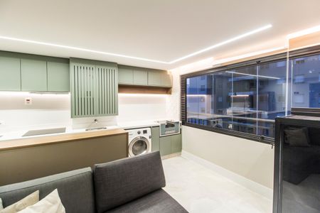 Sala  de apartamento para alugar com 2 quartos, 60m² em Vila Militar, Barueri