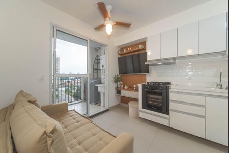 Sala - Cozinha Integrada de apartamento para alugar com 2 quartos, 36m² em Vila Cruzeiro, São Paulo