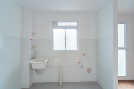 Cozinha de apartamento para alugar com 2 quartos, 42m² em Jardim Krahe, Viamão