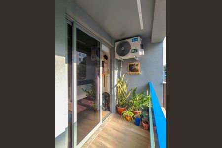 Varanda do Estúdio de apartamento para alugar com 1 quarto, 39m² em Maracanã, Rio de Janeiro