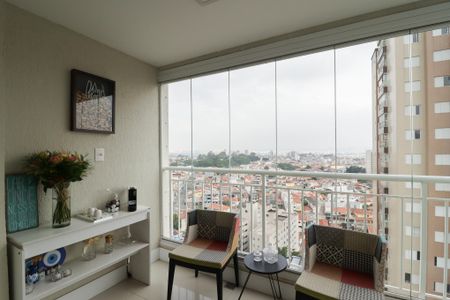 Varanda da Sala de apartamento à venda com 2 quartos, 67m² em Vila Dom Pedro Ii, São Paulo