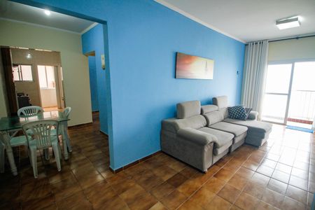 Sala de apartamento para alugar com 2 quartos, 83m² em Vila Tupi, Praia Grande