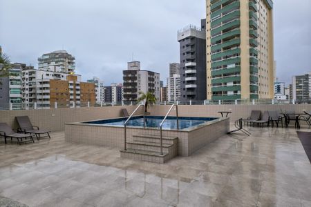 Área comum - Piscina de apartamento para alugar com 2 quartos, 70m² em Guilhermina, Praia Grande