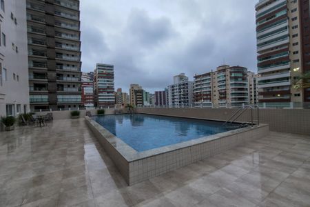 Área comum - Piscina de apartamento para alugar com 2 quartos, 70m² em Guilhermina, Praia Grande
