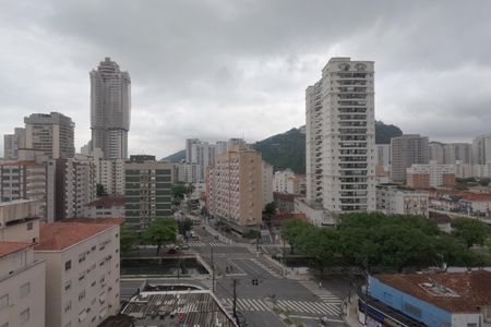Vista da Varanda da Sala de apartamento para alugar com 2 quartos, 60m² em Gonzaga, Santos